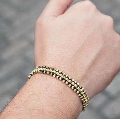 Pulsera OROANT 3 carriles balin tipo italy 🔥