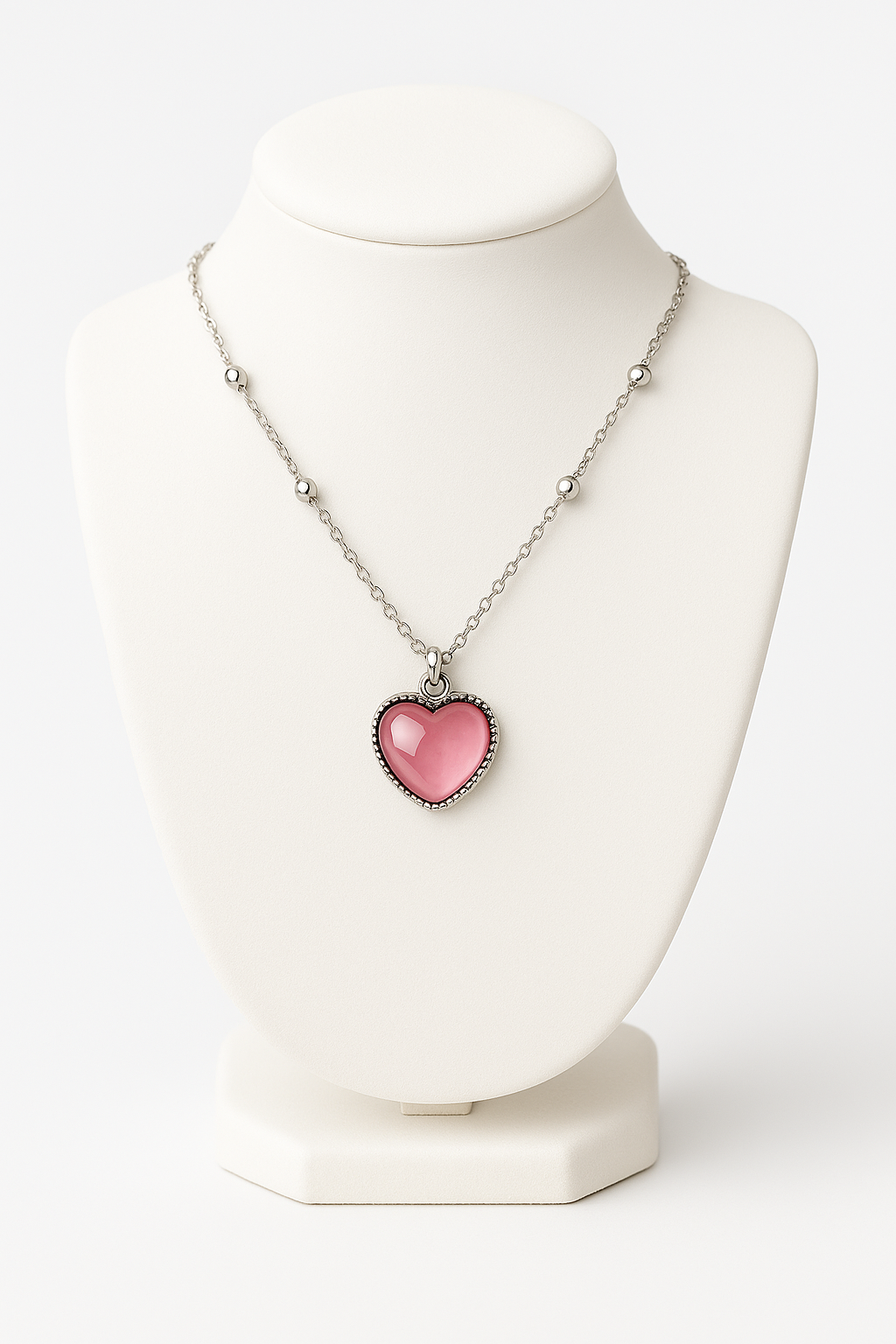 💖 Collar Corazón de Cristal – identifica y expresa tus emociones bañado en plata ley 950 🩷