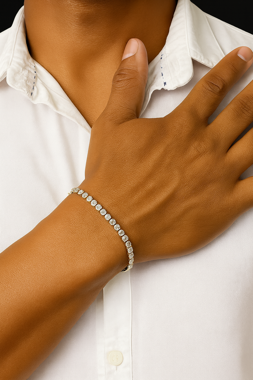 Brazalete italiano importado-Leone D’Oro 18K🔥