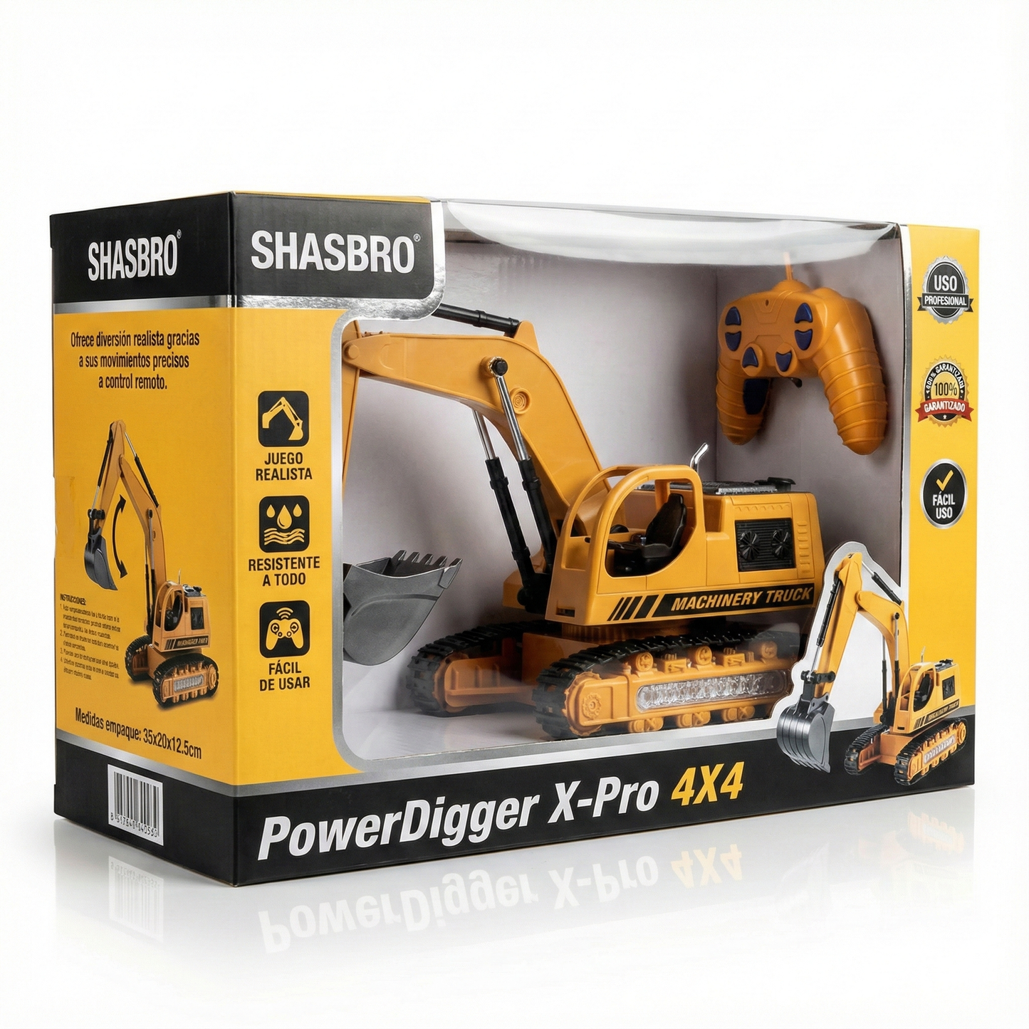 Retroexcavadora RC PowerDigger X-Pro 4X4 🔥