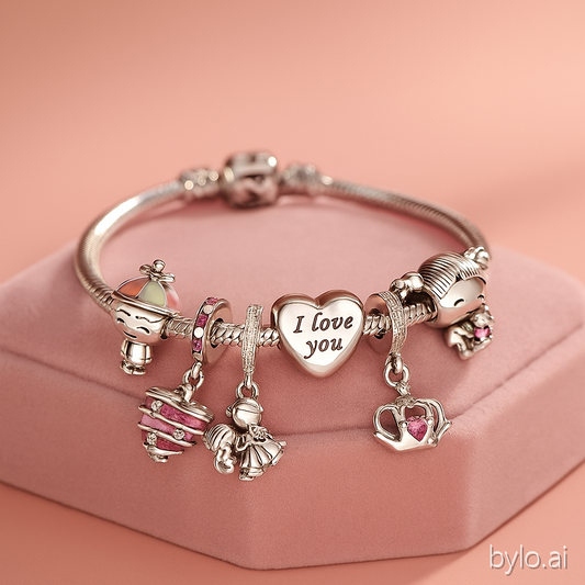 Pulsera Original Pandora® “Amor Infinito” + Obsequio de 5 Charms Auténticos
