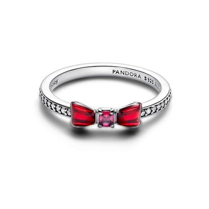 ANILLO PANDORA LAZO  DE AMOR BAÑADO EN PLATA LEY 925