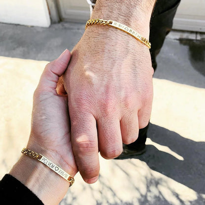 ESCLAVAS PARA PAREJA EN ORO LAMINADO 18K CON GARANTIA DE POR VIDA Y CAJA DE LUJO  🧑🏻‍❤️‍💋‍👩🏻🔥.