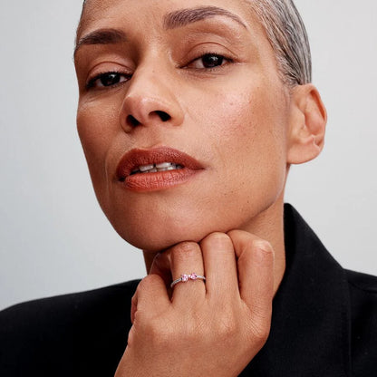 ANILLO PANDORA LAZO  DE AMOR BAÑADO EN PLATA LEY 925