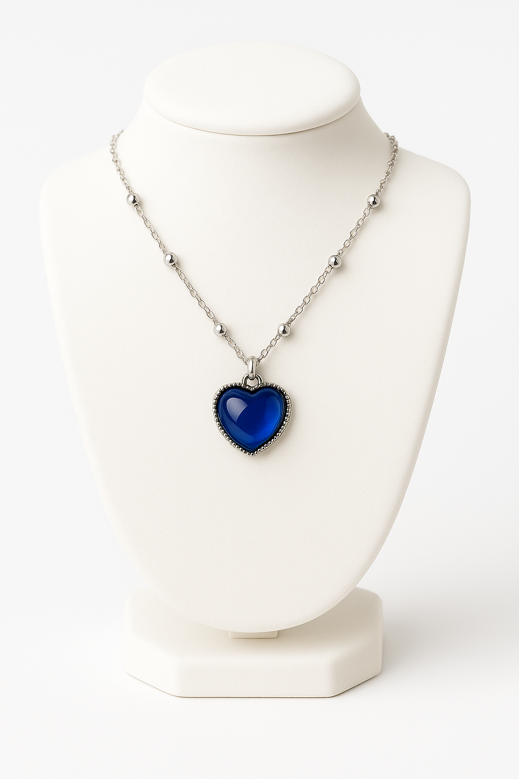 💖 Collar Corazón de Cristal – identifica y expresa tus emociones bañado en plata ley 950 🩷