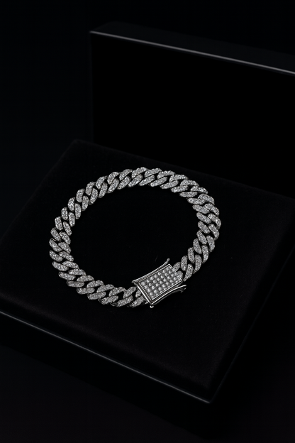 Royal Link™pulso cubano para dama y caballero  en oro laminado 18k  y plata 950 + caja de lujo🔥