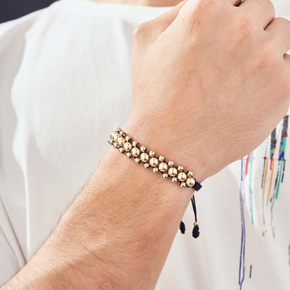 Pulsera OROANT 3 carriles balin tipo italy 🔥