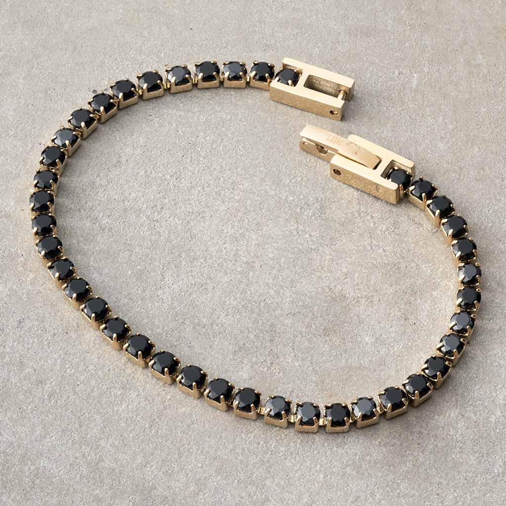 Pulsera Original TENNIS® 18K –2X1 Elegancia Atemporal para Cada Ocasión.